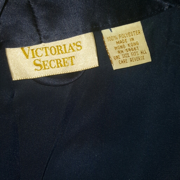 Victoria Secret Vintage Royal Blue Lingerie Robe - Picture 6 of 6